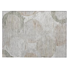 Machine Washable Indoor/Outdoor Chantille ACN2744 Brown 2'6" x 3'10" Rug