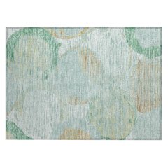 Machine Washable Indoor/Outdoor Chantille ACN2744 Teal 2'6" x 3'10" Rug