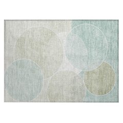 Machine Washable Indoor/Outdoor Chantille ACN2746 Teal 2'6" x 3'10" Rug