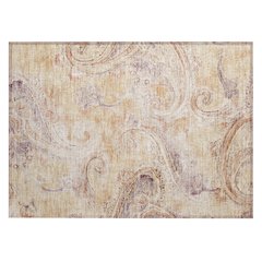 Machine Washable Indoor/Outdoor Chantille ACN2747 Orange 2'6" x 3'10" Rug
