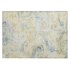 Machine Washable Indoor/Outdoor Chantille ACN2747 Gold 2'6" x 3'10" Rug