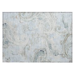 Machine Washable Indoor/Outdoor Chantille ACN2747 Blue 2'6" x 3'10" Rug