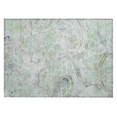Machine Washable Indoor/Outdoor Chantille ACN2748 Teal 2'6" x 3'10" Rug