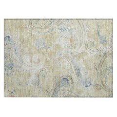 Machine Washable Indoor/Outdoor Chantille ACN2748 Gold 2'6" x 3'10" Rug