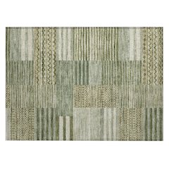 Machine Washable Indoor/Outdoor Chantille ACN2749 Green 2'6" x 3'10" Rug