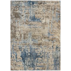 Machine Washable Indoor/Outdoor Chantille ACN2750 Brown 5' x 7'6" Rug