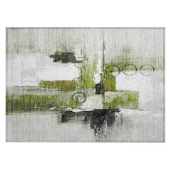 Machine Washable Indoor/Outdoor Chantille ACN2751 Green 2'6" x 3'10" Rug