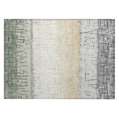Machine Washable Indoor/Outdoor Chantille ACN2752 Green 2'6" x 3'10" Rug