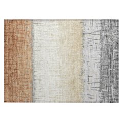 Machine Washable Indoor/Outdoor Chantille ACN2752 Orange 2'6" x 3'10" Rug