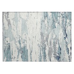 Machine Washable Indoor/Outdoor Chantille ACN2757 Teal 2'6" x 3'10" Rug