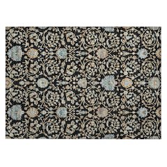 Machine Washable Indoor/Outdoor Chantille ACN2758 Black 2'6" x 3'10" Rug