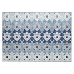 Machine Washable Indoor/Outdoor Chantille ACN2759 Blue 2'6" x 3'10" Rug