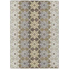 Machine Washable Indoor/Outdoor Chantille ACN2759 Brown 5' x 7'6" Rug