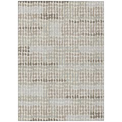 Machine Washable Indoor/Outdoor Chantille ACN2763 Ivory 5' x 7'6" Rug