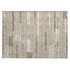 Machine Washable Indoor/Outdoor Chantille ACN2763 Brown 2'6" x 3'10" Rug