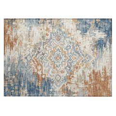 Machine Washable Indoor/Outdoor Chantille ACN2765 Ivory 2'6" x 3'10" Rug