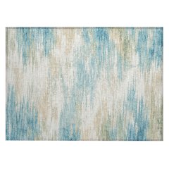 Machine Washable Indoor/Outdoor Chantille ACN2766 Teal 2'6" x 3'10" Rug