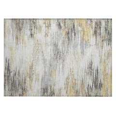 Machine Washable Indoor/Outdoor Chantille ACN2766 Gray 2'6" x 3'10" Rug