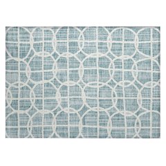 Machine Washable Indoor/Outdoor Chantille ACN2769 Teal 2'6" x 3'10" Rug