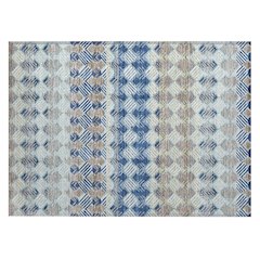 Machine Washable Indoor/Outdoor Chantille ACN2773 Blue 2'6" x 3'10" Rug