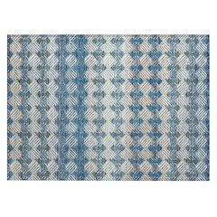 Machine Washable Indoor/Outdoor Chantille ACN2773 Blue 2'6" x 3'10" Rug