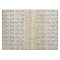 Machine Washable Indoor/Outdoor Chantille ACN2773 Gold 2'6" x 3'10" Rug