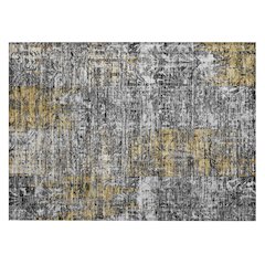 Machine Washable Indoor/Outdoor Chantille ACN2785 Black 2'6" x 3'10" Rug