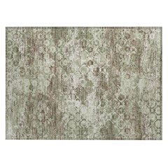 Machine Washable Indoor/Outdoor Chantille ACN2786 Green 2'6" x 3'10" Rug