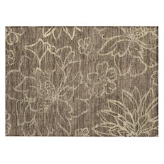 Machine Washable Indoor/Outdoor Chantille ACN2789 Brown 2'6" x 3'10" Rug