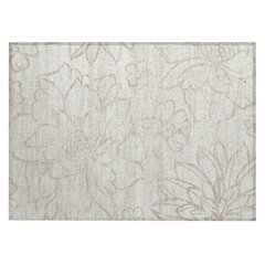 Machine Washable Indoor/Outdoor Chantille ACN2789 Ivory 2'6" x 3'10" Rug