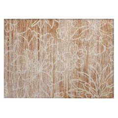 Machine Washable Indoor/Outdoor Chantille ACN2789 Orange 2'6" x 3'10" Rug