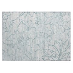 Machine Washable Indoor/Outdoor Chantille ACN2789 Gray 2'6" x 3'10" Rug