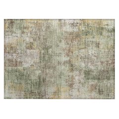 Machine Washable Indoor/Outdoor Chantille ACN2790 Green 2'6" x 3'10" Rug