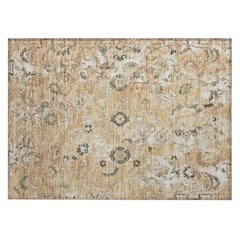 Machine Washable Indoor/Outdoor Chantille ACN2791 Orange 2'6" x 3'10" Rug