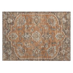 Machine Washable Indoor/Outdoor Chantille ACN2793 Orange 2'6" x 3'10" Rug