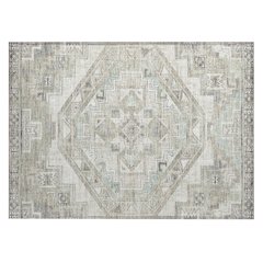 Machine Washable Indoor/Outdoor Chantille ACN2794 Ivory 2'6" x 3'10" Rug