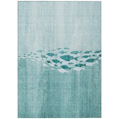 Chantille ACN627 Teal 3' x 5' Rug