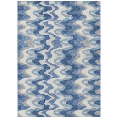 Chantille ACN750 Blue 3' x 5' Rug