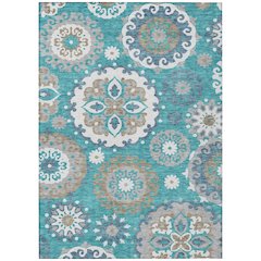 Chantille ACN763 Teal 3' x 5' Rug