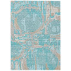 Chantille ACN855 Teal 3' x 5' Rug