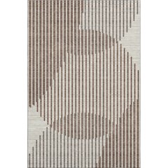 Premium Machine Washable Mayfield AMF1001 Brown 3' x 5' Rug