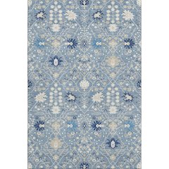 Premium Machine Washable Mayfield AMF1009 Denim 3' x 5' Rug