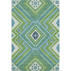 Premium Machine Washable Mayfield AMF1010 Lime 3' x 5' Rug