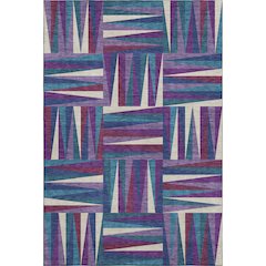 Premium Machine Washable Mayfield AMF1012 Purple 3' x 5' Rug