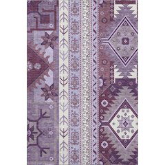 Premium Machine Washable Mayfield AMF1015 Purple 3' x 5' Rug