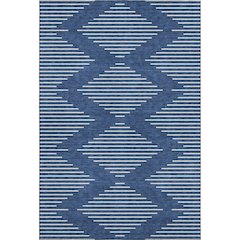 Premium Machine Washable Mayfield AMF1016 Navy 3' x 5' Rug