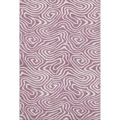 Premium Machine Washable Mayfield AMF1020 Plum 3' x 5' Rug