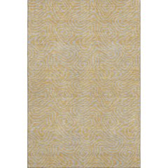 Premium Machine Washable Mayfield AMF1031 Gold 3' x 5' Rug