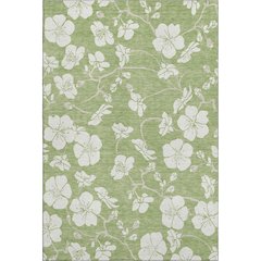 Premium Machine Washable Mayfield AMF1032 Aloe 3' x 5' Rug