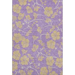 Premium Machine Washable Mayfield AMF1034 Purple 3' x 5' Rug